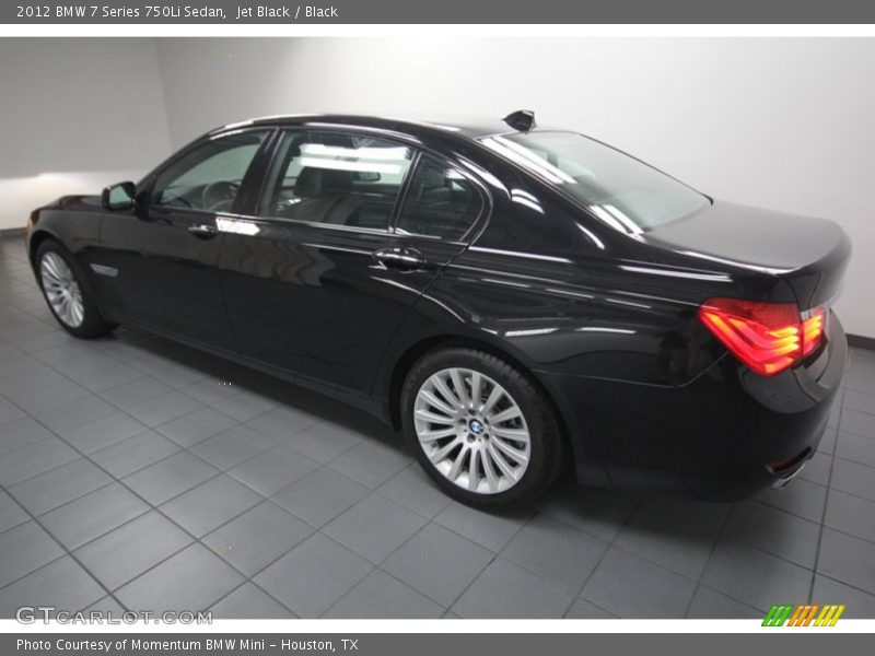 Jet Black / Black 2012 BMW 7 Series 750Li Sedan