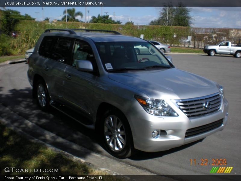 Mercury Silver Metallic / Dark Gray 2008 Lexus LX 570