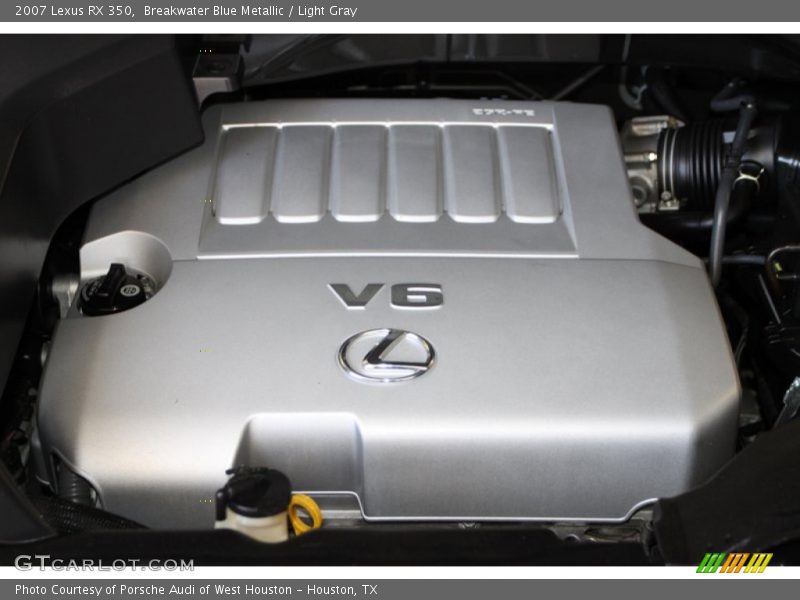 Breakwater Blue Metallic / Light Gray 2007 Lexus RX 350
