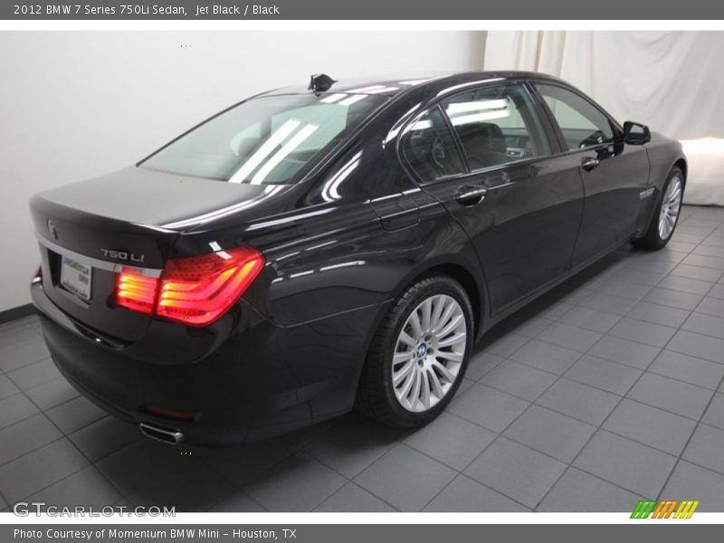 Jet Black / Black 2012 BMW 7 Series 750Li Sedan