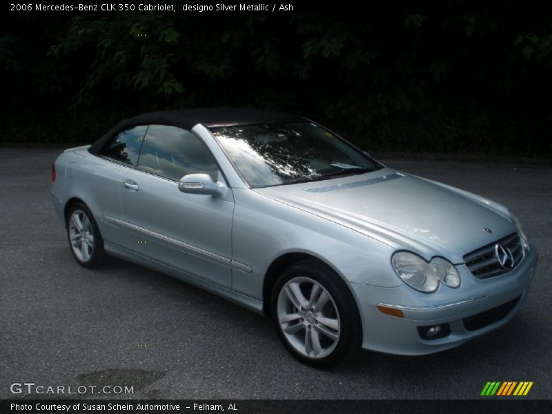designo Silver Metallic / Ash 2006 Mercedes-Benz CLK 350 Cabriolet