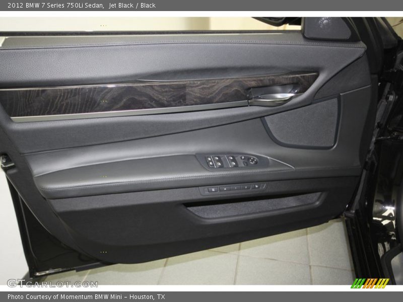 Jet Black / Black 2012 BMW 7 Series 750Li Sedan