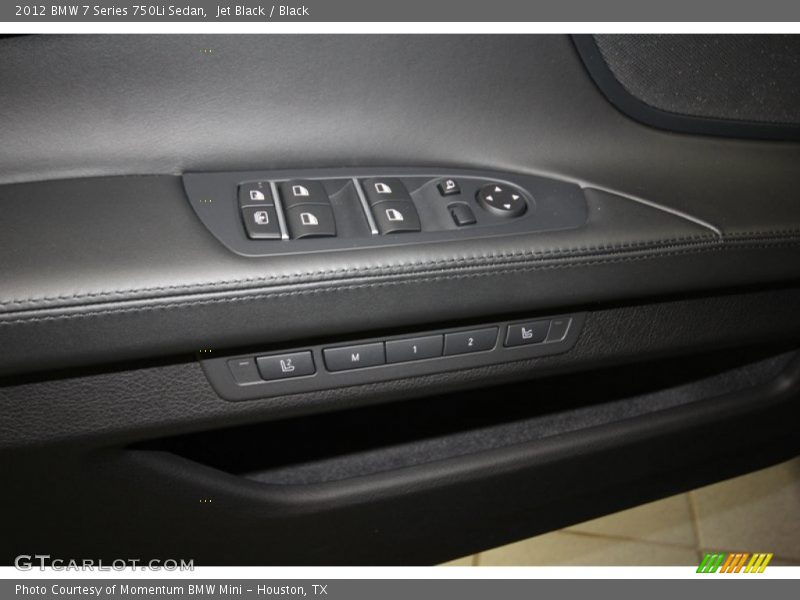 Jet Black / Black 2012 BMW 7 Series 750Li Sedan