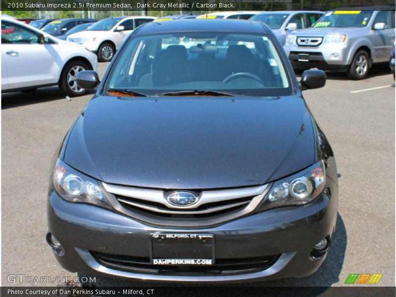 Dark Gray Metallic / Carbon Black 2010 Subaru Impreza 2.5i Premium Sedan