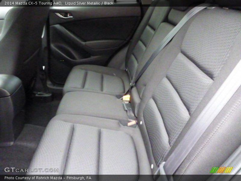 Liquid Silver Metallic / Black 2014 Mazda CX-5 Touring AWD