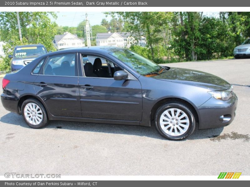 Dark Gray Metallic / Carbon Black 2010 Subaru Impreza 2.5i Premium Sedan