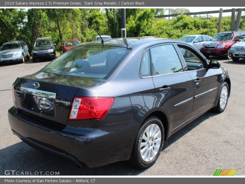 Dark Gray Metallic / Carbon Black 2010 Subaru Impreza 2.5i Premium Sedan