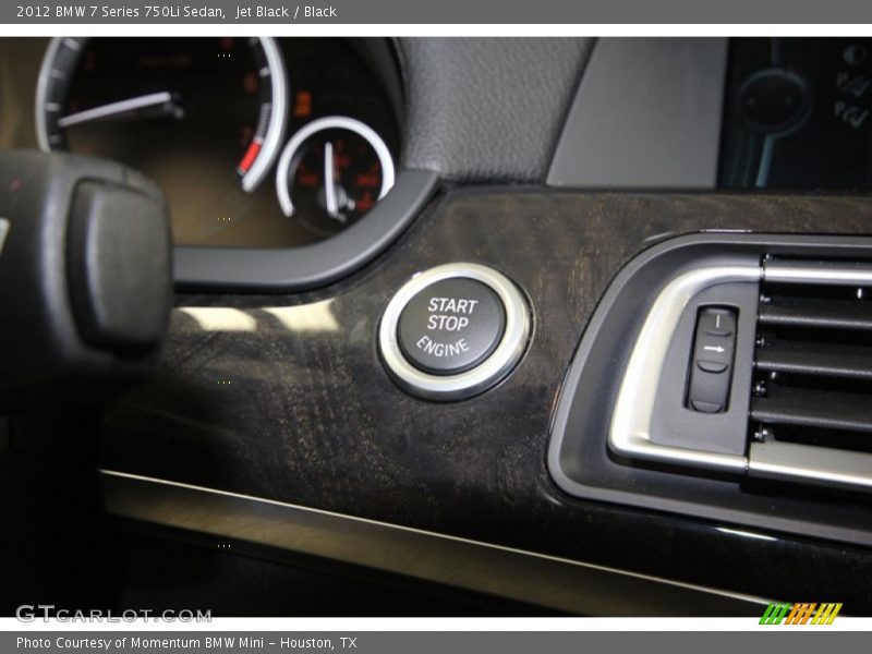 Jet Black / Black 2012 BMW 7 Series 750Li Sedan