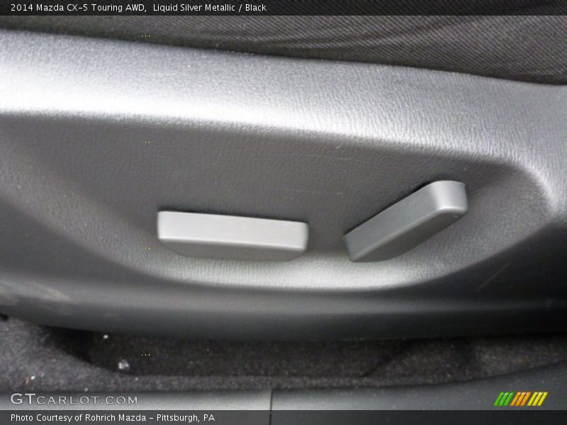 Liquid Silver Metallic / Black 2014 Mazda CX-5 Touring AWD