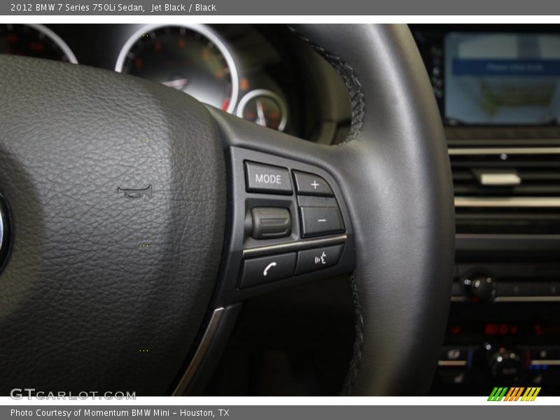 Jet Black / Black 2012 BMW 7 Series 750Li Sedan