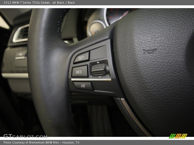 Jet Black / Black 2012 BMW 7 Series 750Li Sedan