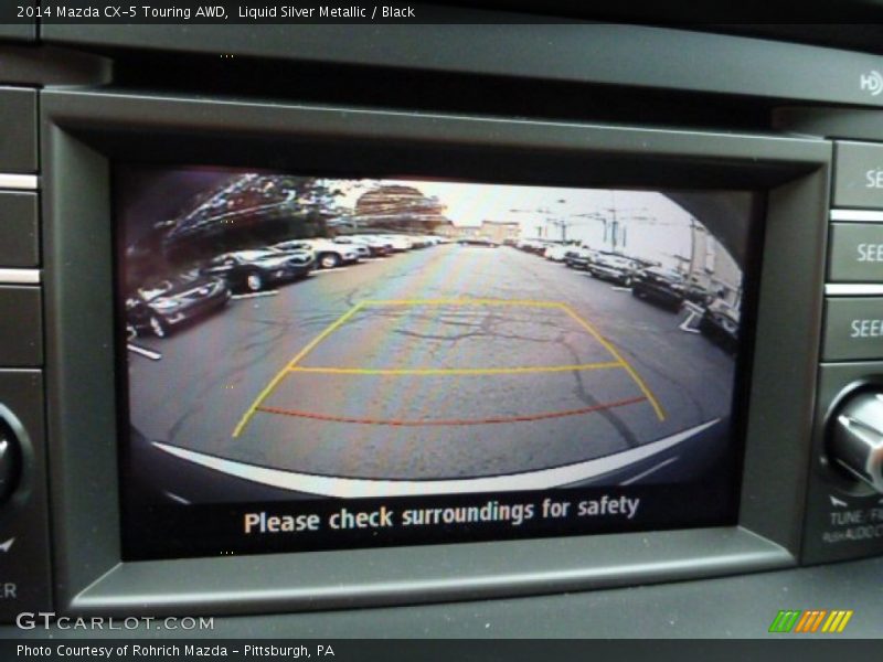 Liquid Silver Metallic / Black 2014 Mazda CX-5 Touring AWD