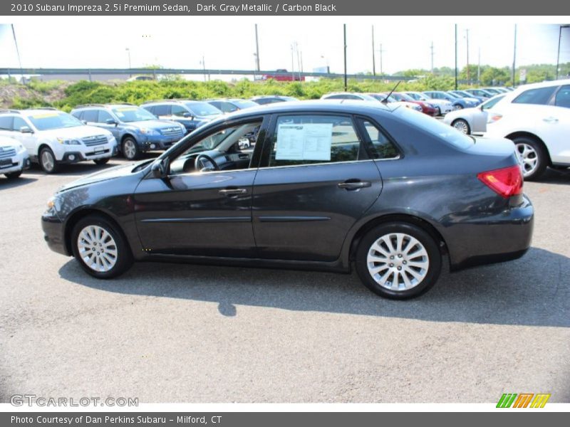Dark Gray Metallic / Carbon Black 2010 Subaru Impreza 2.5i Premium Sedan