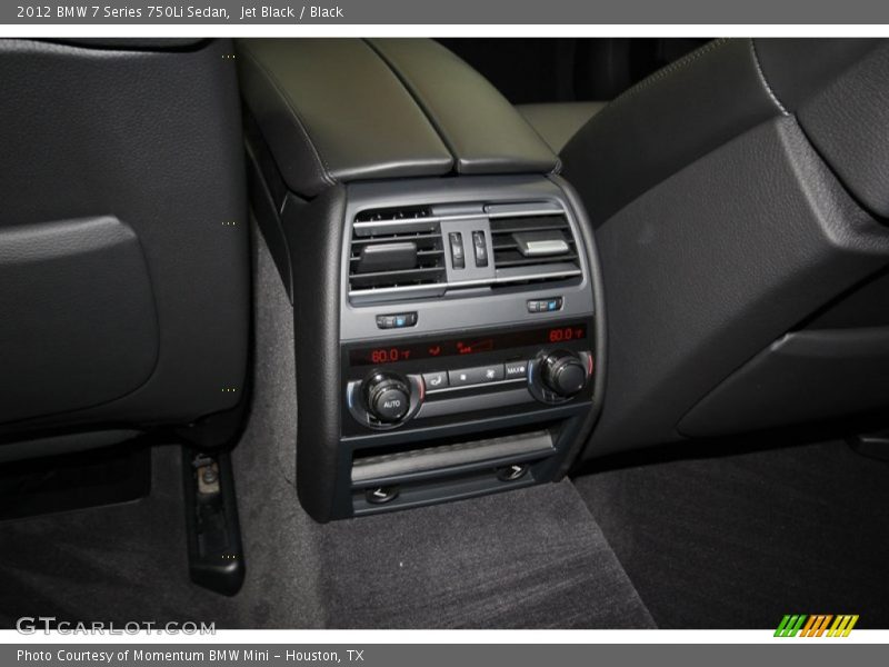 Jet Black / Black 2012 BMW 7 Series 750Li Sedan