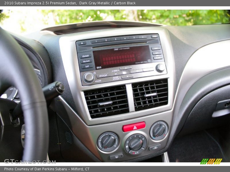 Dark Gray Metallic / Carbon Black 2010 Subaru Impreza 2.5i Premium Sedan