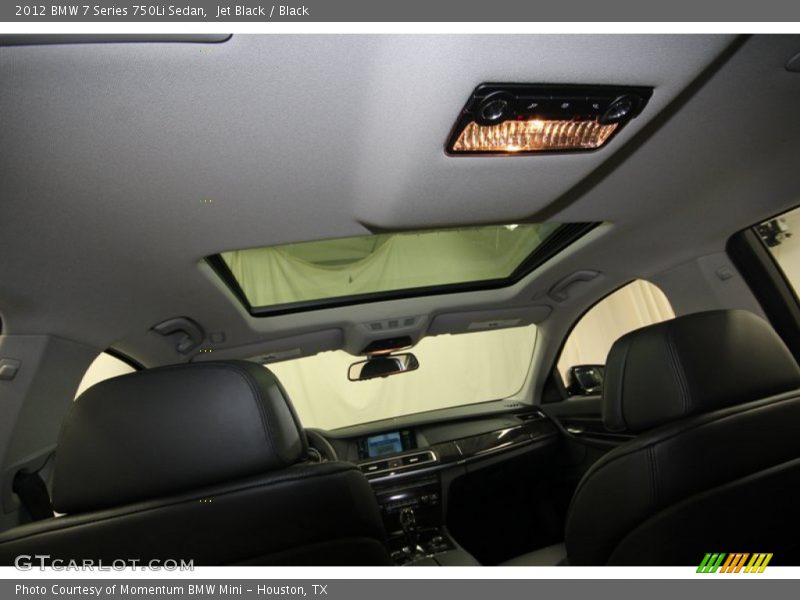 Jet Black / Black 2012 BMW 7 Series 750Li Sedan