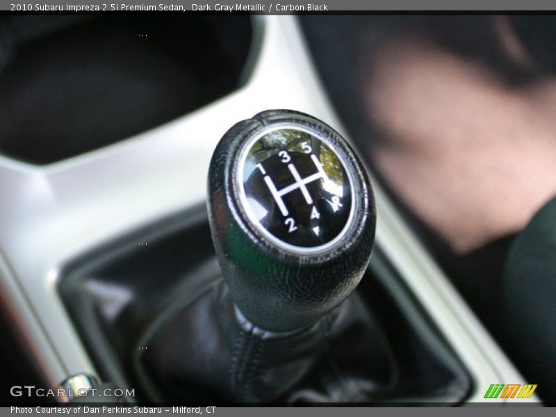 Dark Gray Metallic / Carbon Black 2010 Subaru Impreza 2.5i Premium Sedan