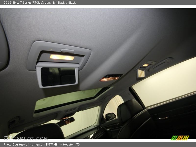 Jet Black / Black 2012 BMW 7 Series 750Li Sedan
