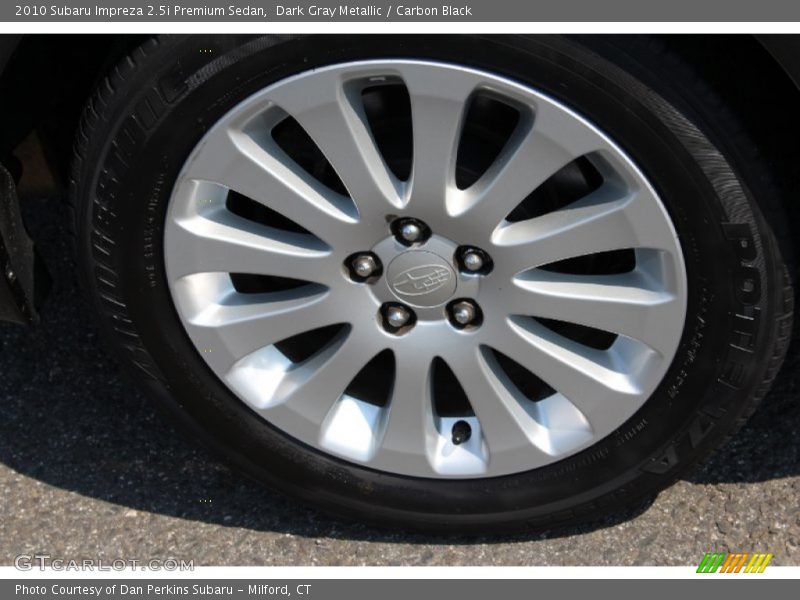 Dark Gray Metallic / Carbon Black 2010 Subaru Impreza 2.5i Premium Sedan
