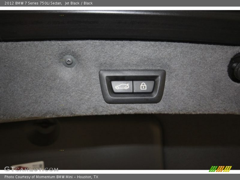 Jet Black / Black 2012 BMW 7 Series 750Li Sedan