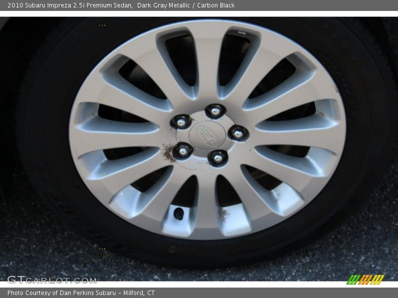 Dark Gray Metallic / Carbon Black 2010 Subaru Impreza 2.5i Premium Sedan