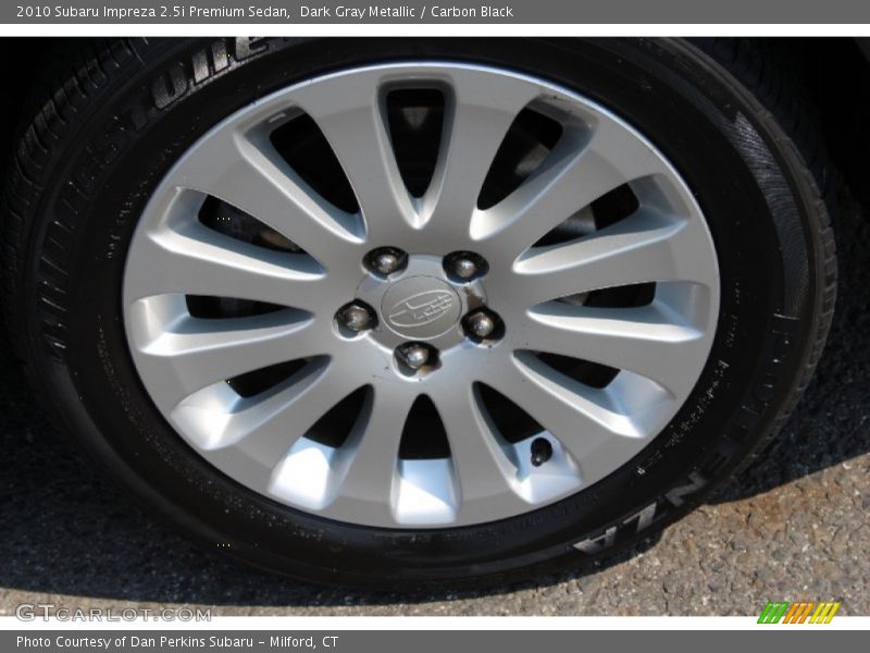 Dark Gray Metallic / Carbon Black 2010 Subaru Impreza 2.5i Premium Sedan