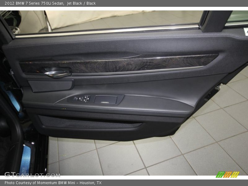Jet Black / Black 2012 BMW 7 Series 750Li Sedan
