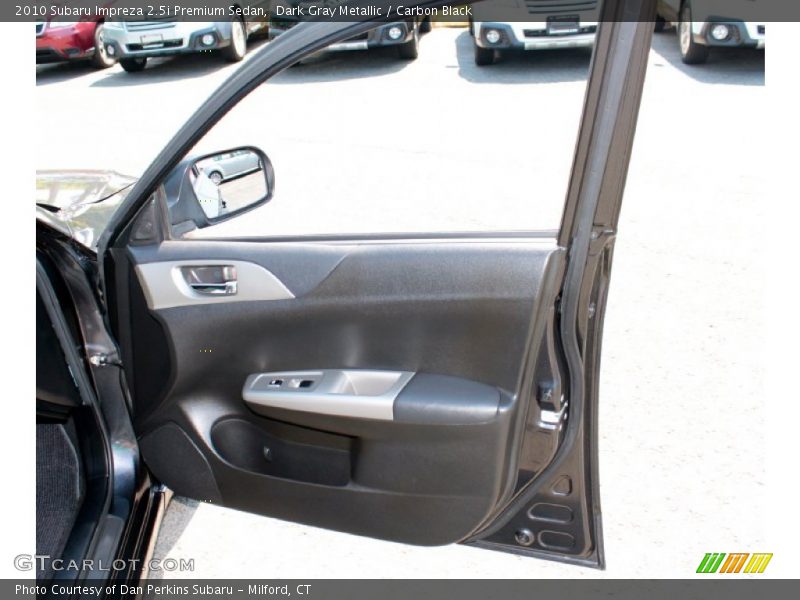 Dark Gray Metallic / Carbon Black 2010 Subaru Impreza 2.5i Premium Sedan