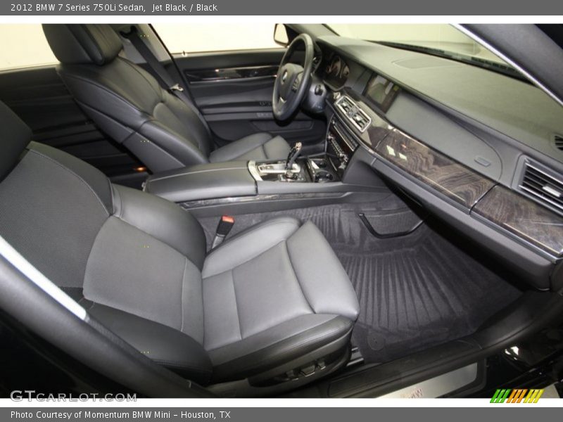 Jet Black / Black 2012 BMW 7 Series 750Li Sedan