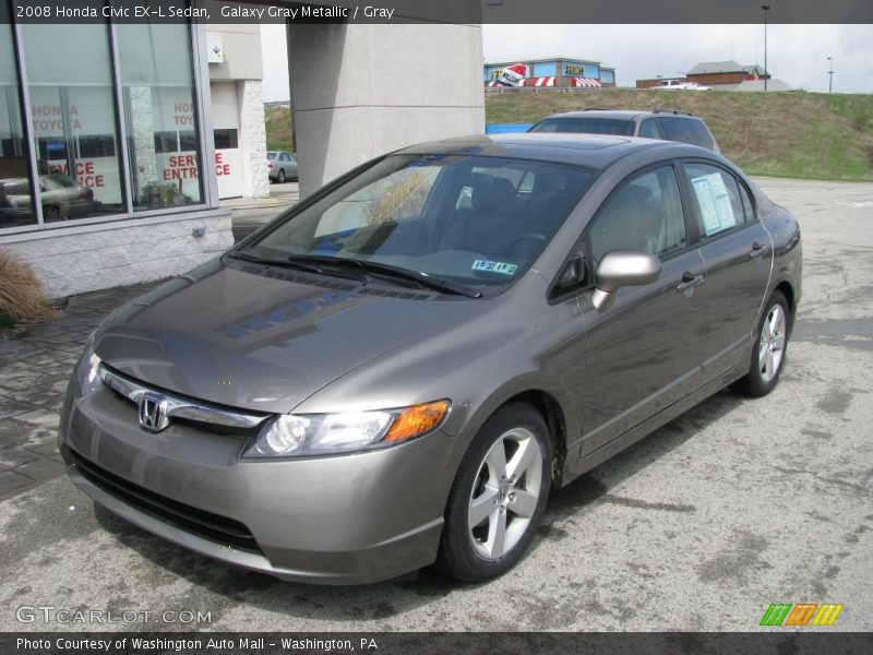 Galaxy Gray Metallic / Gray 2008 Honda Civic EX-L Sedan