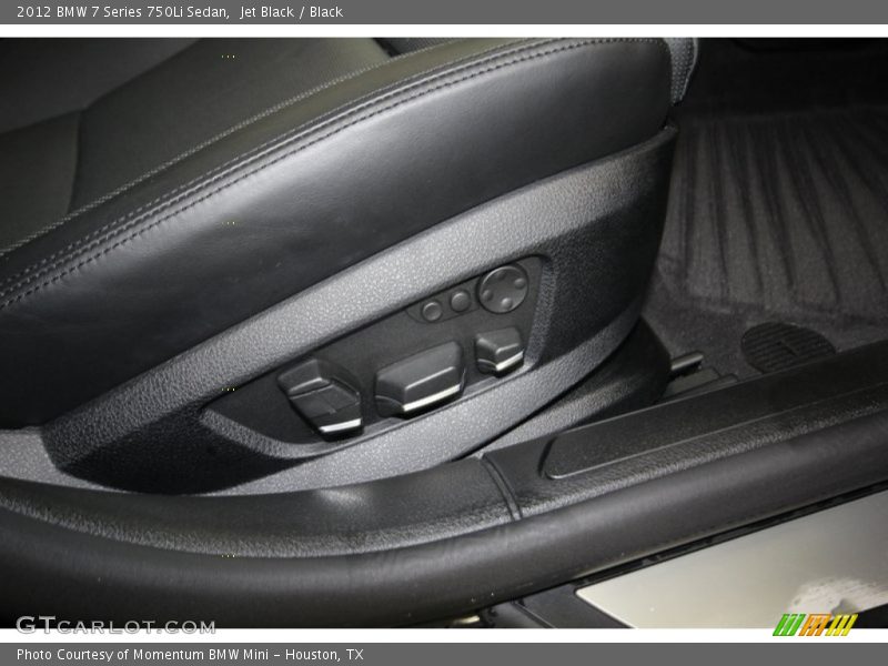 Jet Black / Black 2012 BMW 7 Series 750Li Sedan