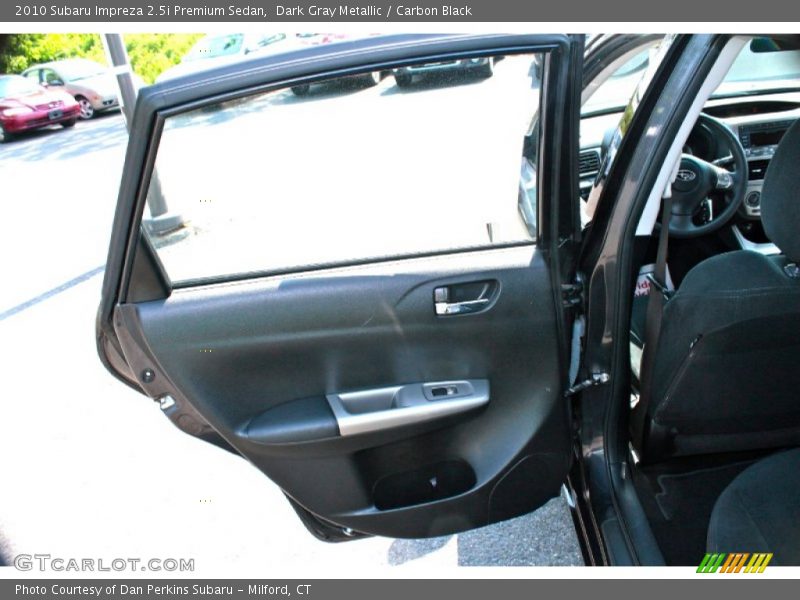 Dark Gray Metallic / Carbon Black 2010 Subaru Impreza 2.5i Premium Sedan
