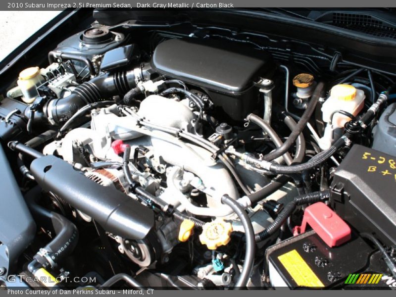 Dark Gray Metallic / Carbon Black 2010 Subaru Impreza 2.5i Premium Sedan