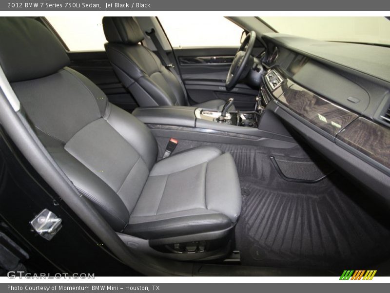 Jet Black / Black 2012 BMW 7 Series 750Li Sedan
