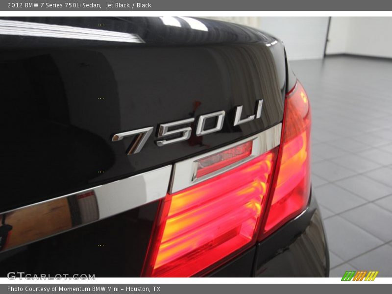 Jet Black / Black 2012 BMW 7 Series 750Li Sedan