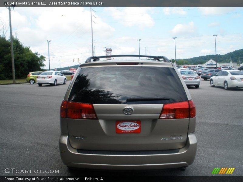 Desert Sand Mica / Fawn Beige 2004 Toyota Sienna LE