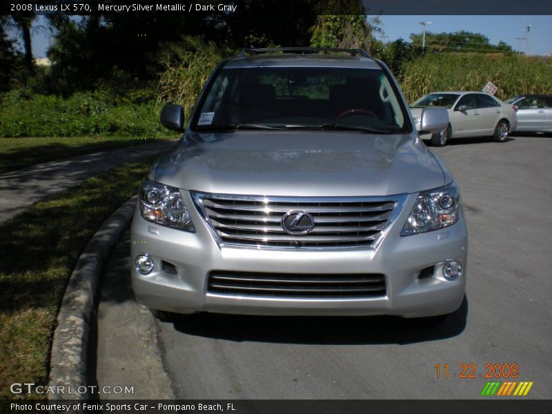 Mercury Silver Metallic / Dark Gray 2008 Lexus LX 570