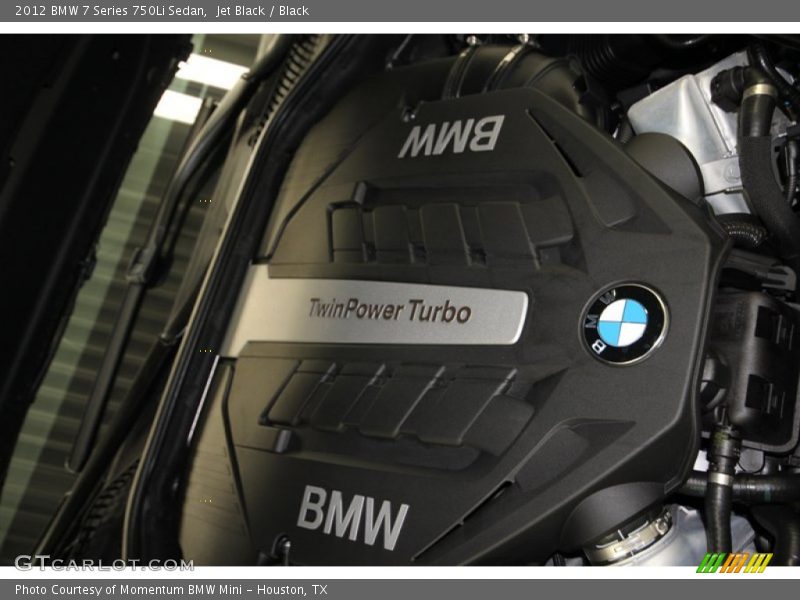Jet Black / Black 2012 BMW 7 Series 750Li Sedan