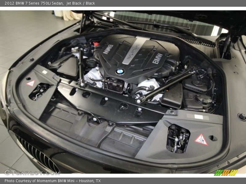Jet Black / Black 2012 BMW 7 Series 750Li Sedan