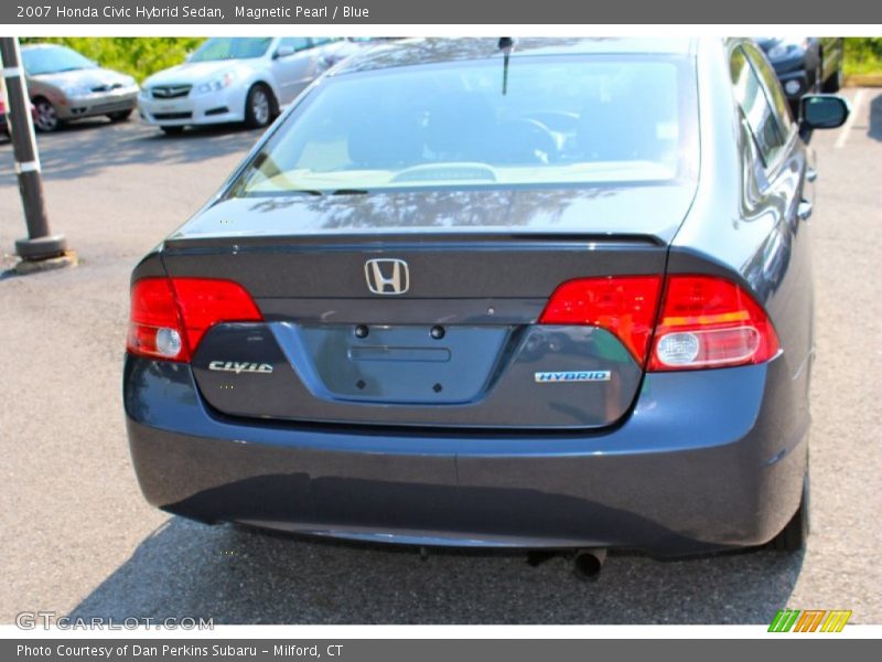 Magnetic Pearl / Blue 2007 Honda Civic Hybrid Sedan