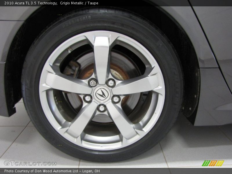 Grigio Metallic / Taupe 2010 Acura TL 3.5 Technology