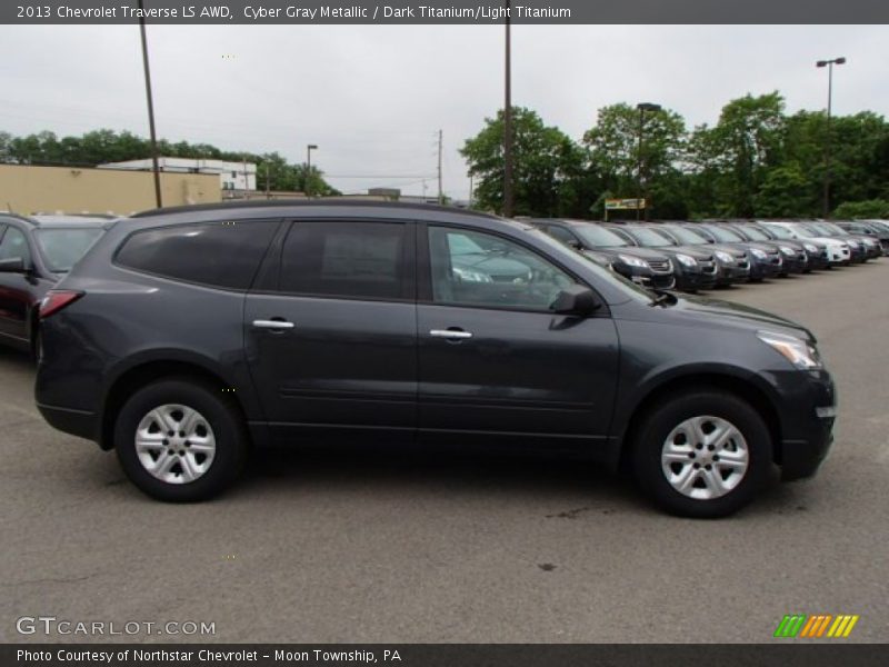 Cyber Gray Metallic / Dark Titanium/Light Titanium 2013 Chevrolet Traverse LS AWD