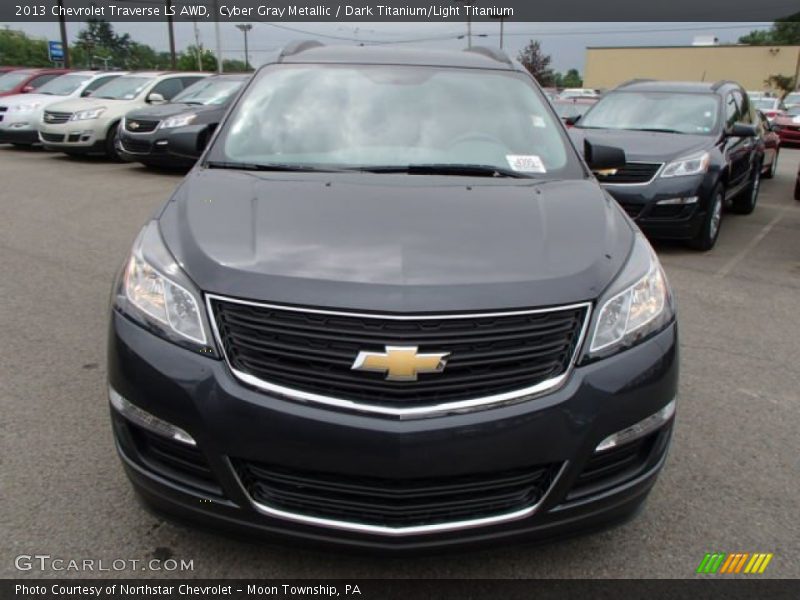 Cyber Gray Metallic / Dark Titanium/Light Titanium 2013 Chevrolet Traverse LS AWD