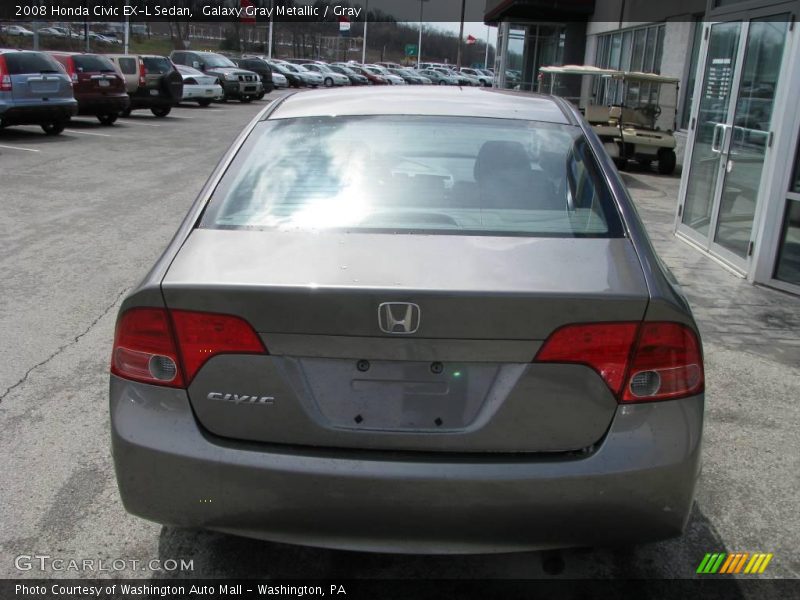 Galaxy Gray Metallic / Gray 2008 Honda Civic EX-L Sedan