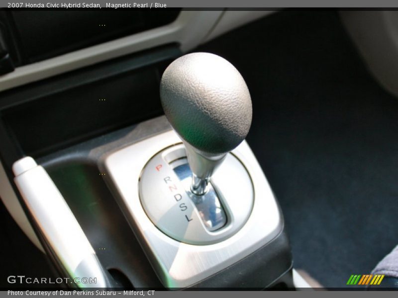 Magnetic Pearl / Blue 2007 Honda Civic Hybrid Sedan