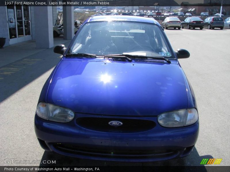 Lapis Blue Metallic / Medium Pebble 1997 Ford Aspire Coupe