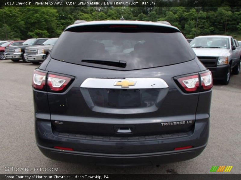 Cyber Gray Metallic / Dark Titanium/Light Titanium 2013 Chevrolet Traverse LS AWD