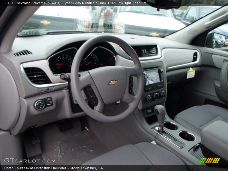 Cyber Gray Metallic / Dark Titanium/Light Titanium 2013 Chevrolet Traverse LS AWD