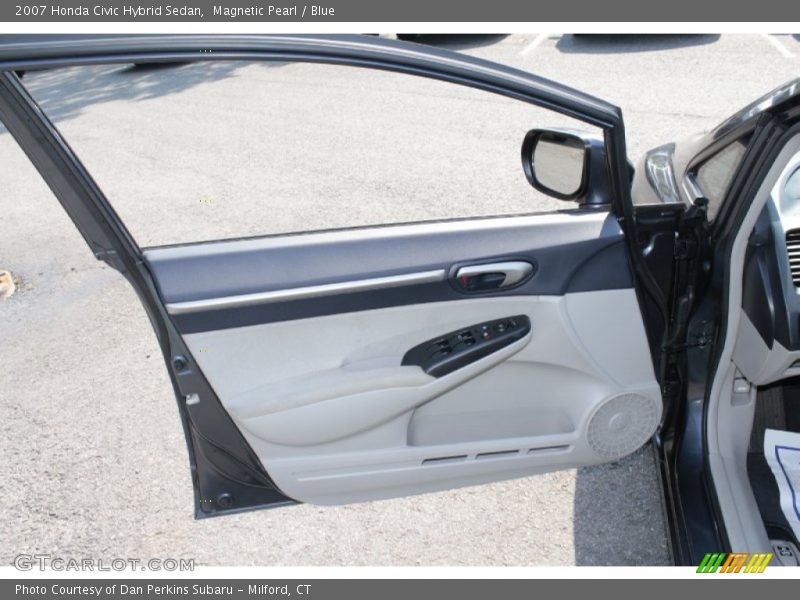 Magnetic Pearl / Blue 2007 Honda Civic Hybrid Sedan