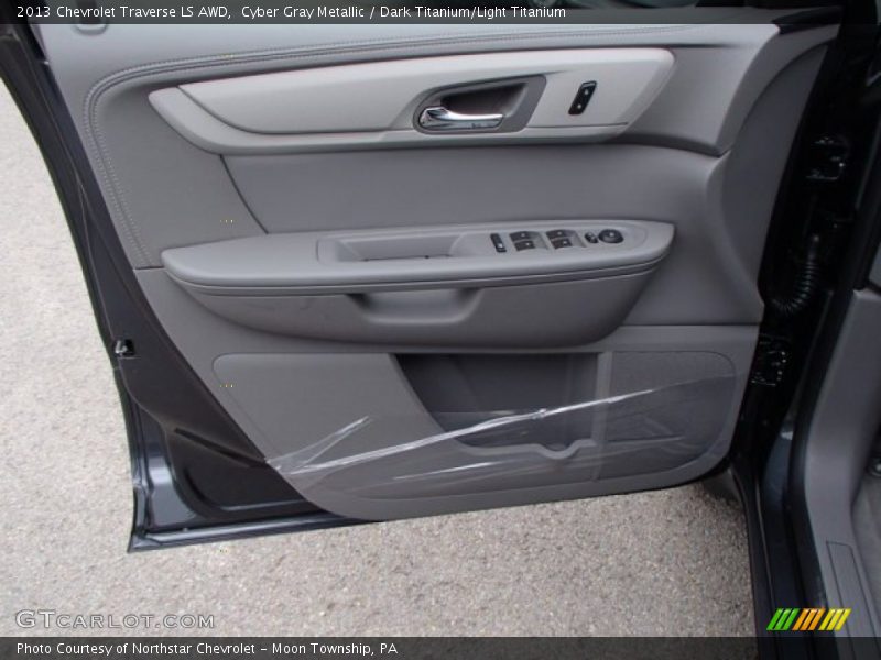 Cyber Gray Metallic / Dark Titanium/Light Titanium 2013 Chevrolet Traverse LS AWD